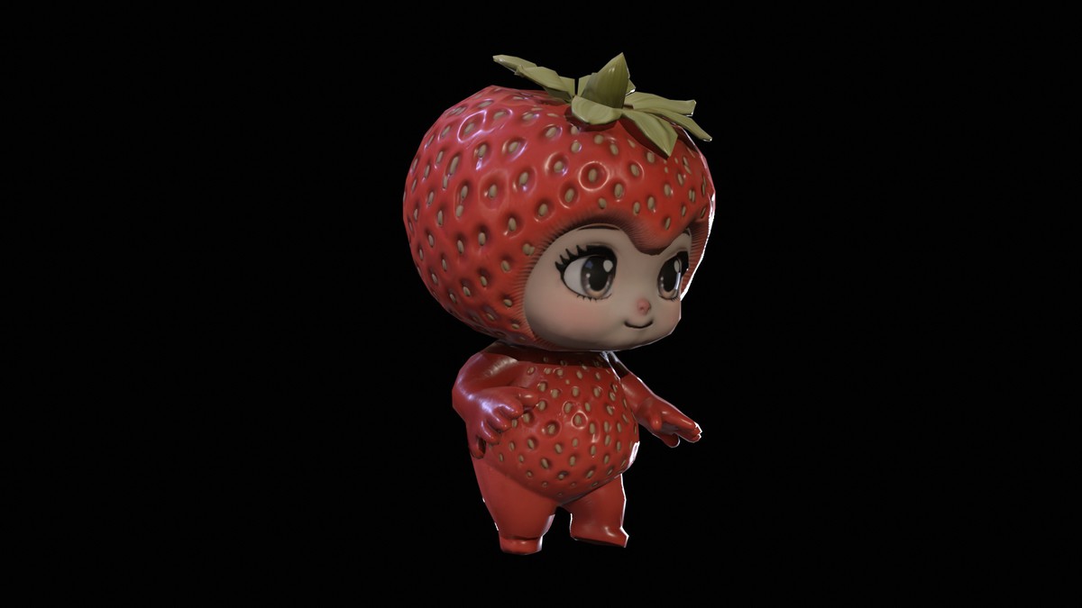 Chibi Fruit Strawberry