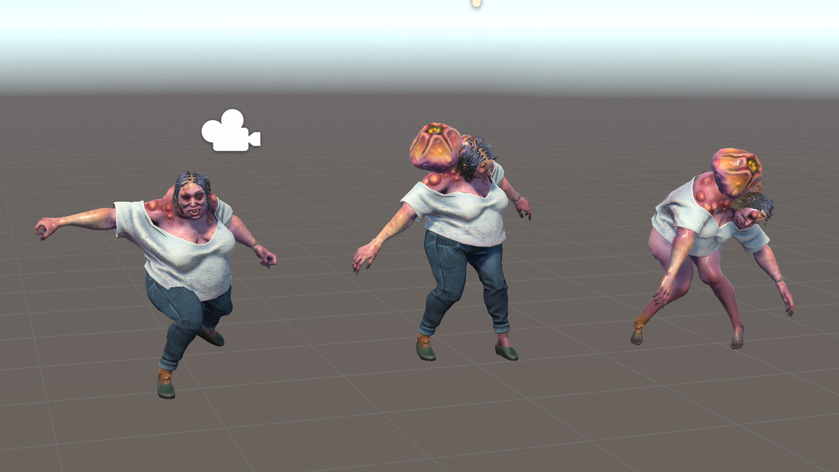 Chubby Zombie Girl | Character Enemy Mobs