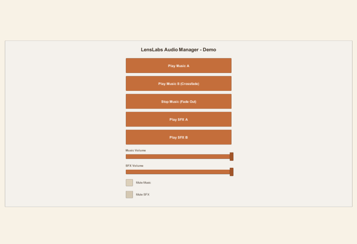 LensLabs Audio Manager