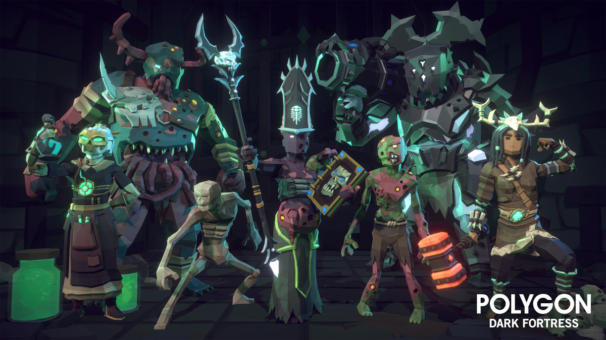 POLYGON - Dark Fortress - Low Poly 3D Art by Synty