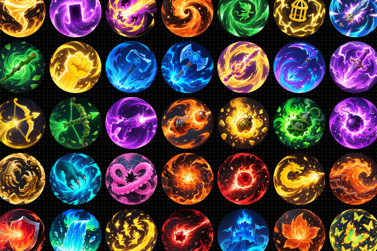 150+ Skill icons
