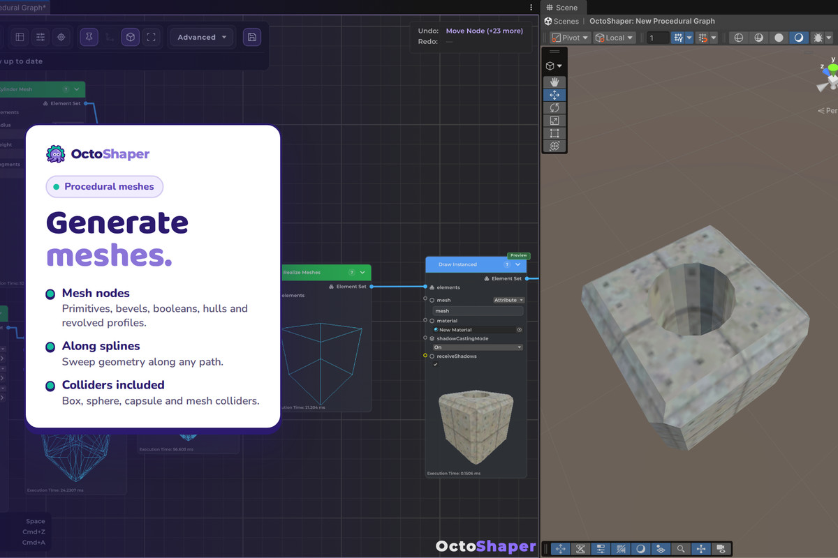 OctoShaper - Node-Based Procedural Generation