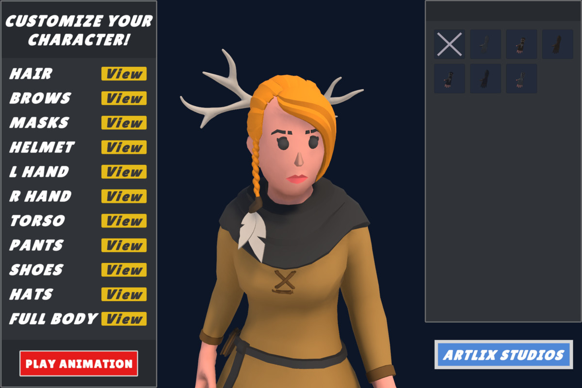 Customizable 3D Fantasy Characters Bundle