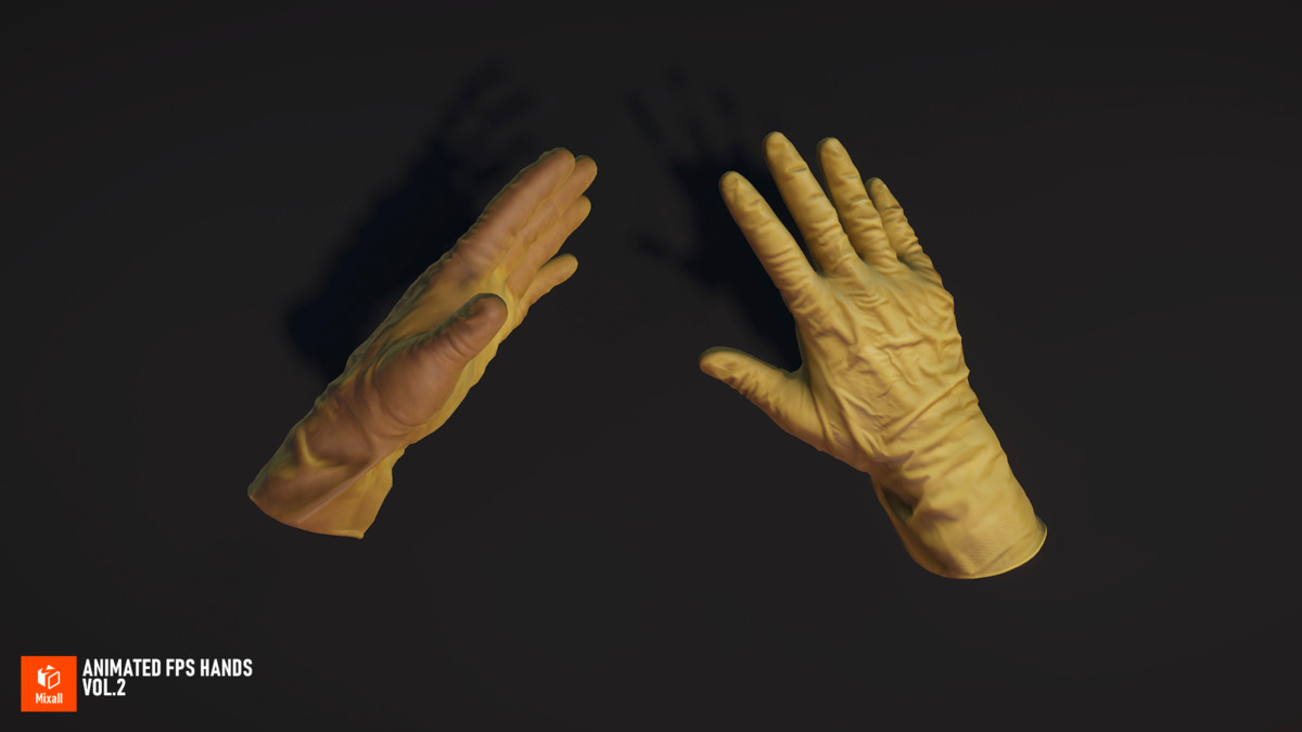 Animated FPS Hands Vol.2