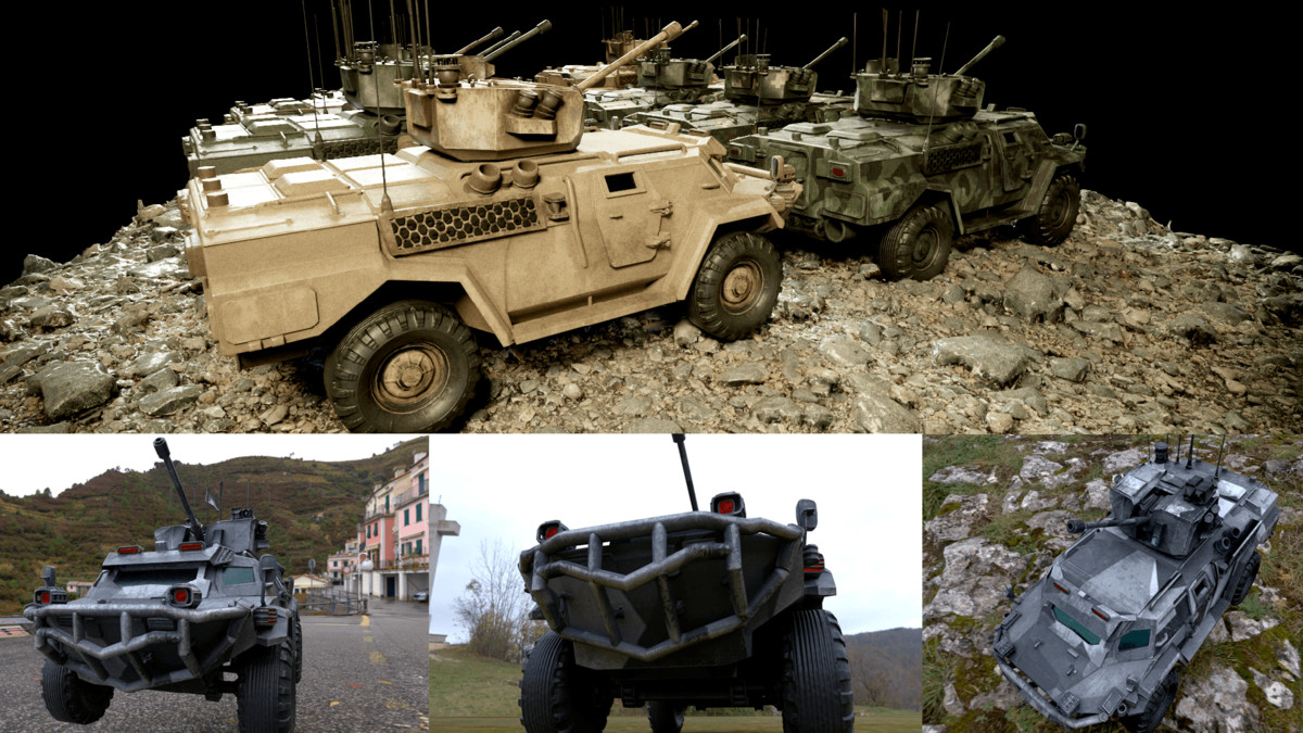 Military Armored Vehicle