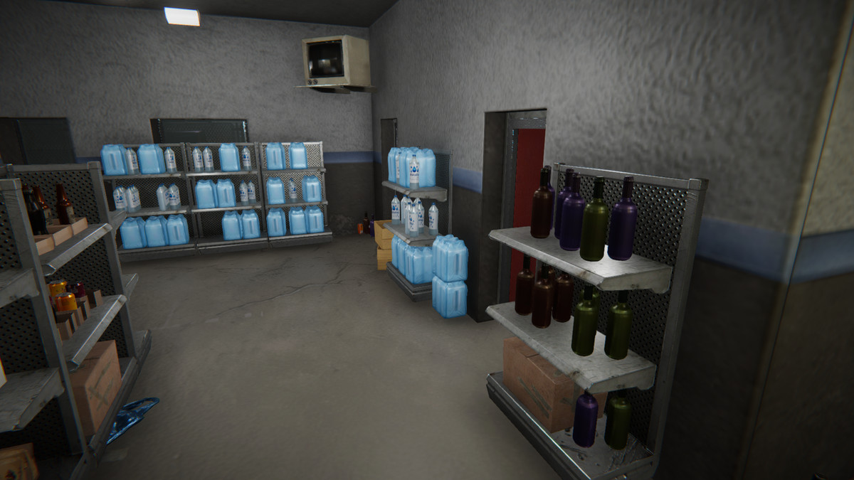 Realistic Modern Roadside Convenience Store Asset Package
