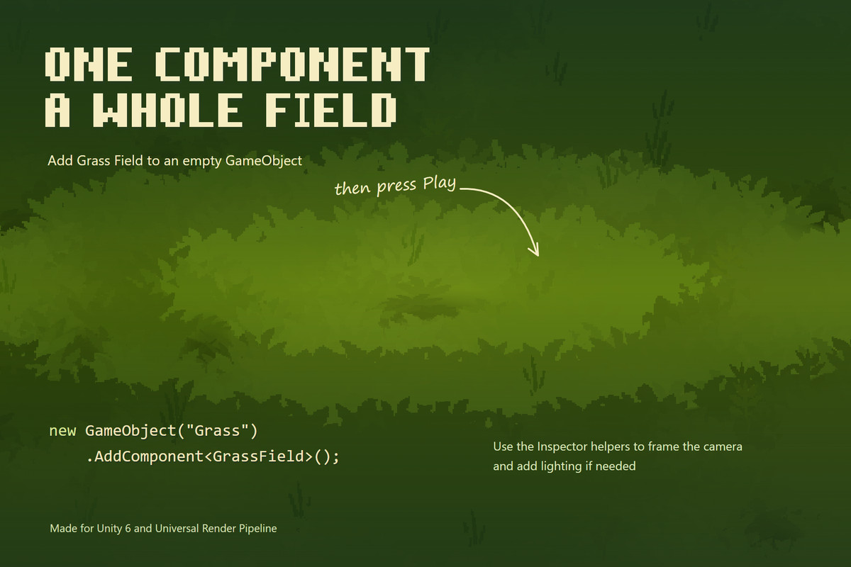 Tuft2D | Stylized Grass Toolkit