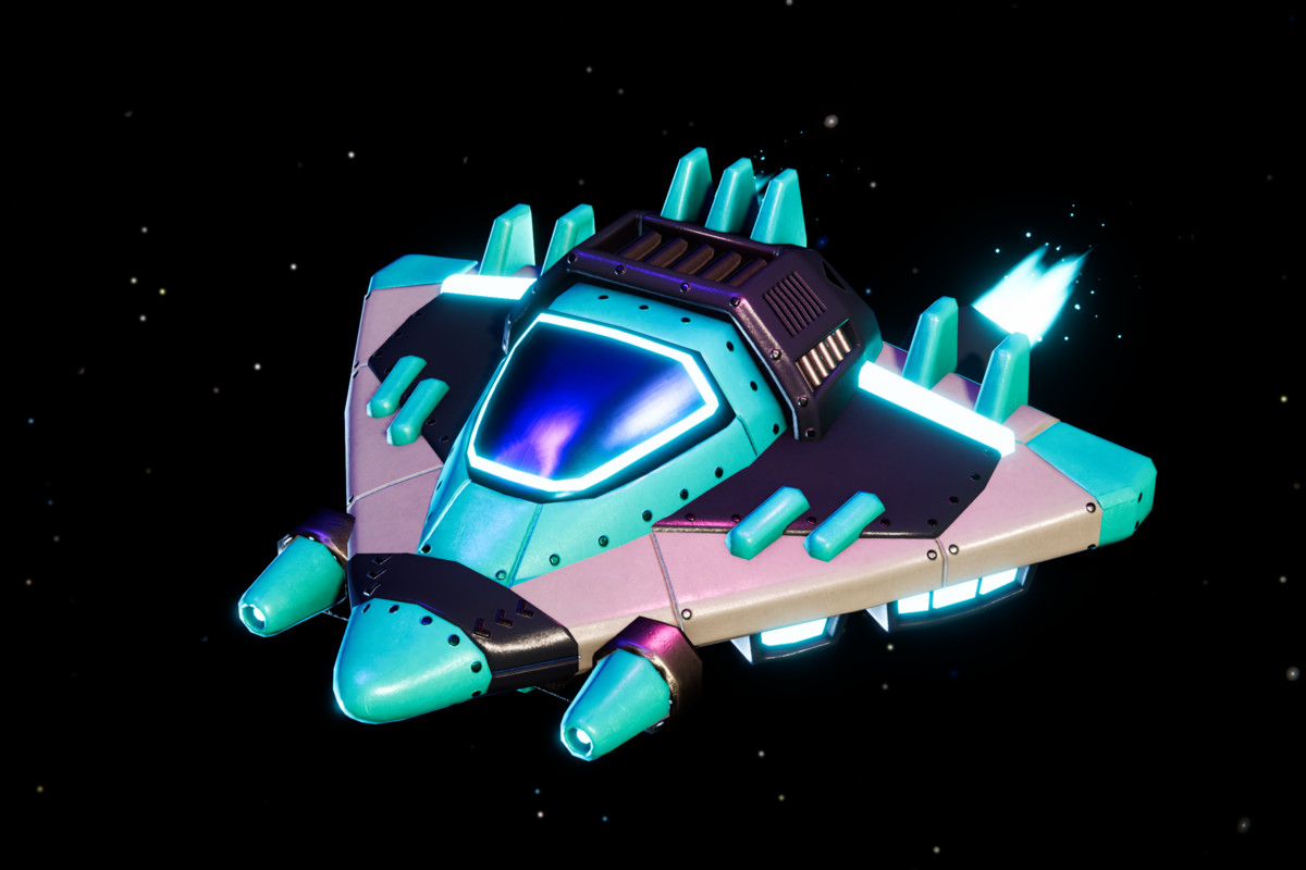 Stylized Spaceship Collection (4 Ships)