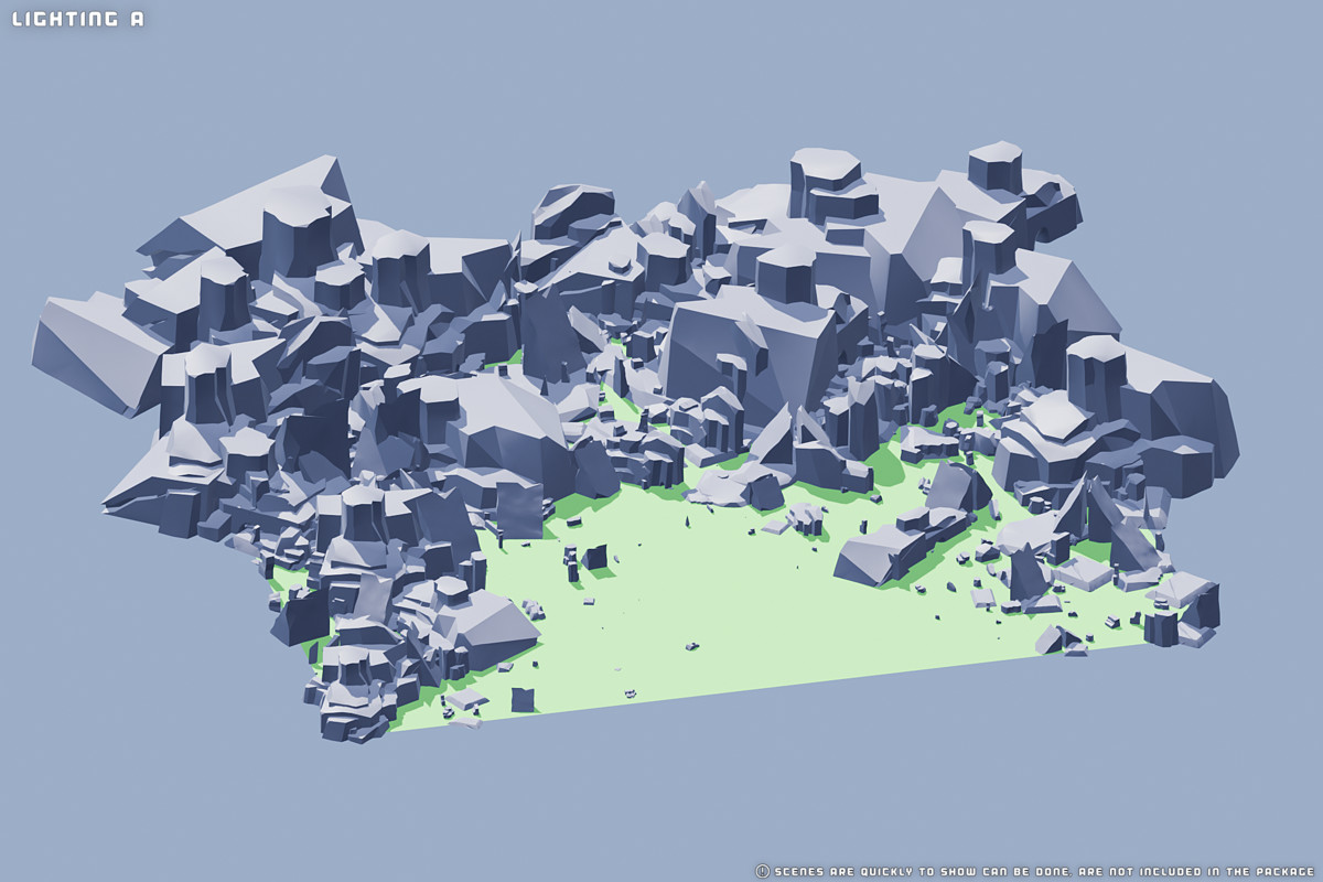 PolyArt Series - Cliffs