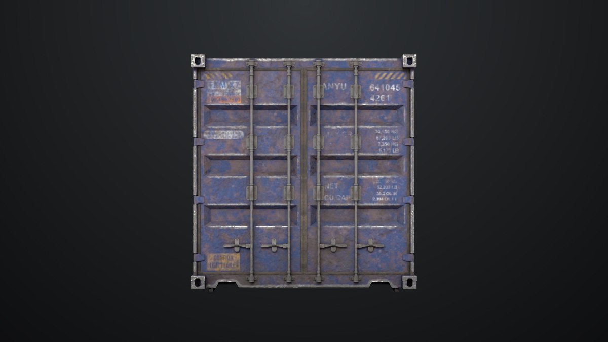 5 Cargo Dusty Container 20ft Single Mat