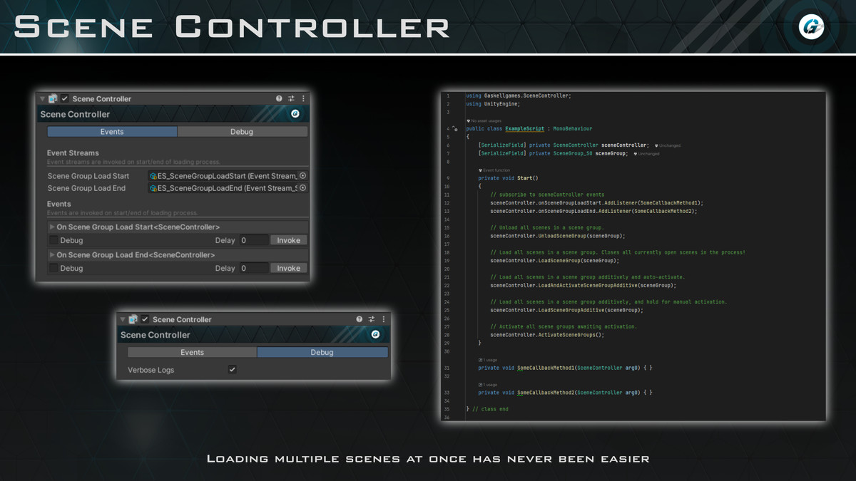 Scene Controller - Gaskellgames