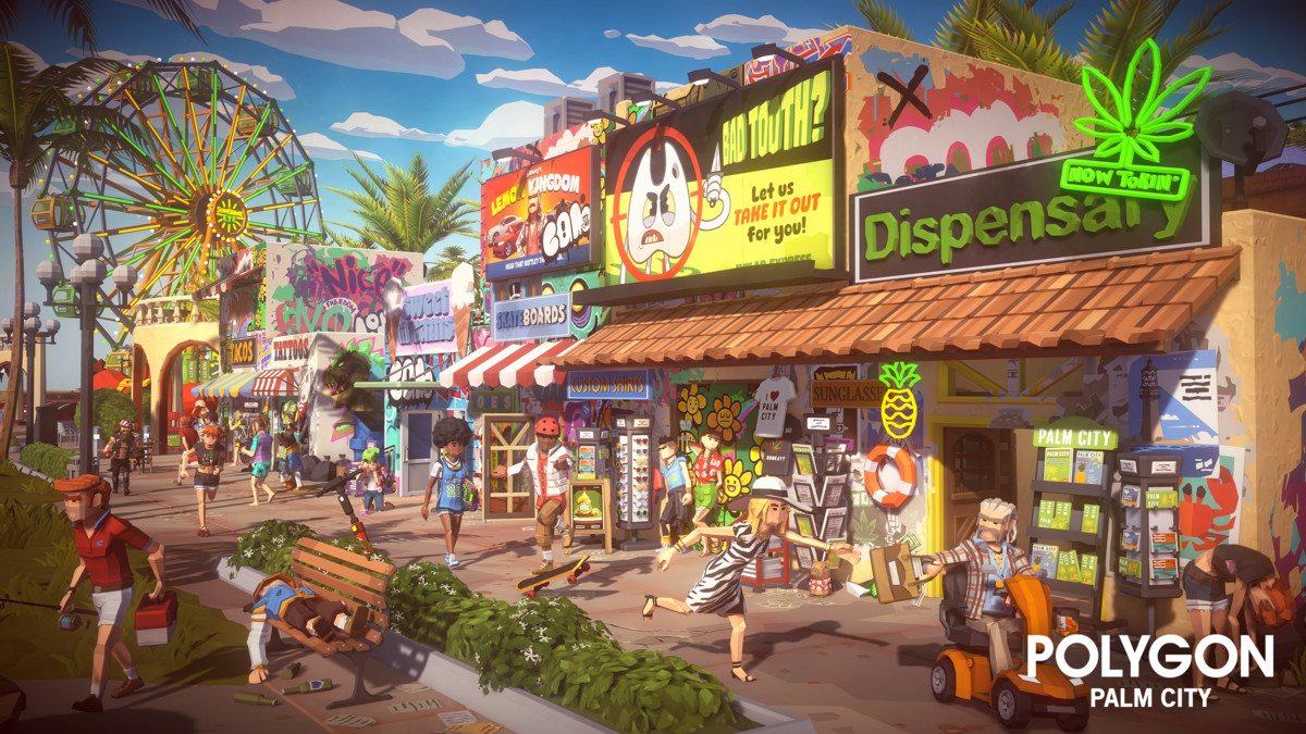 POLYGON - Palm City - Art by Synty