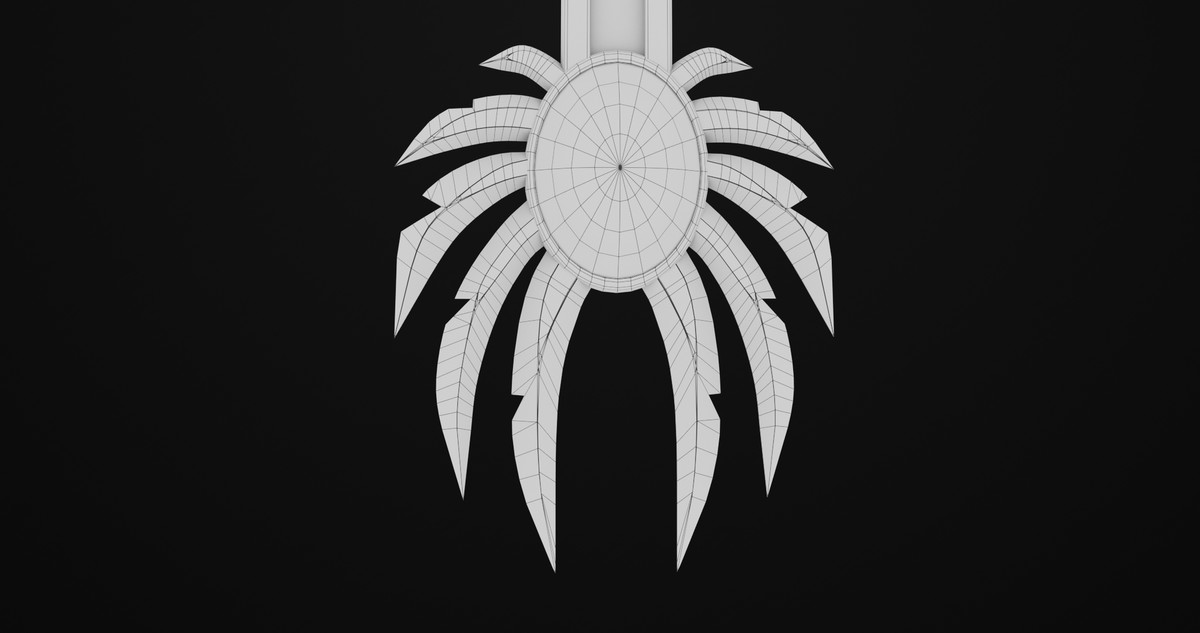 Fantasy Trident 08 URP HDRP Textures