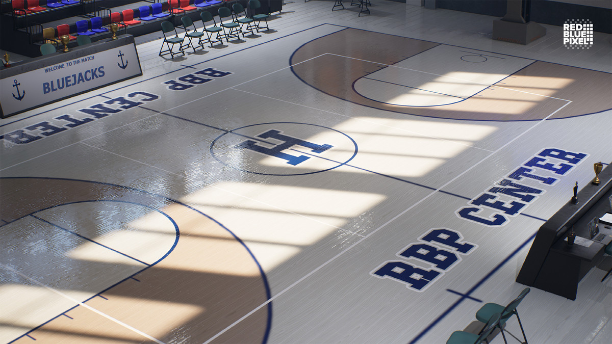 Indoor Basketball Arena