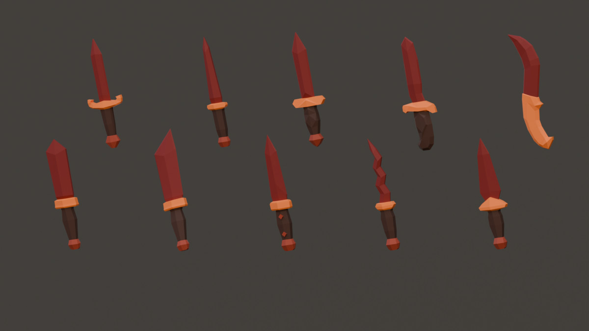 Fantasy Melee Weapons - Low Poly Pack
