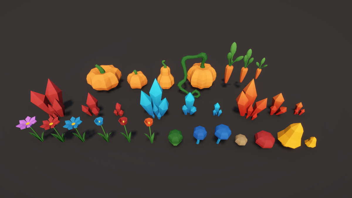 Low Poly Florest Pack