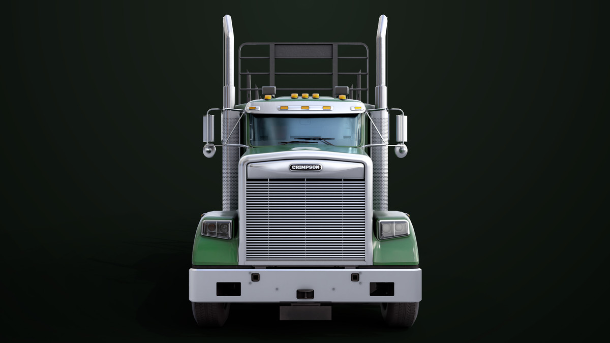 Truck 07 Log Trailer with All Loads Collection