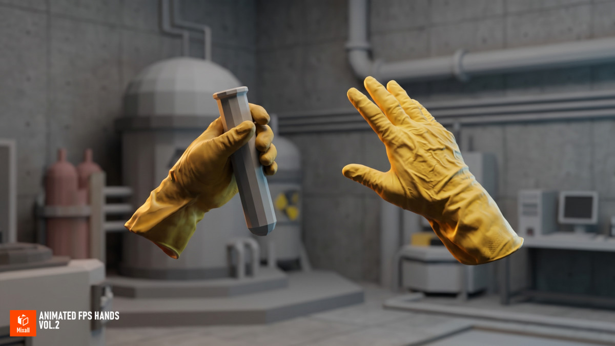 Animated FPS Hands Vol.2