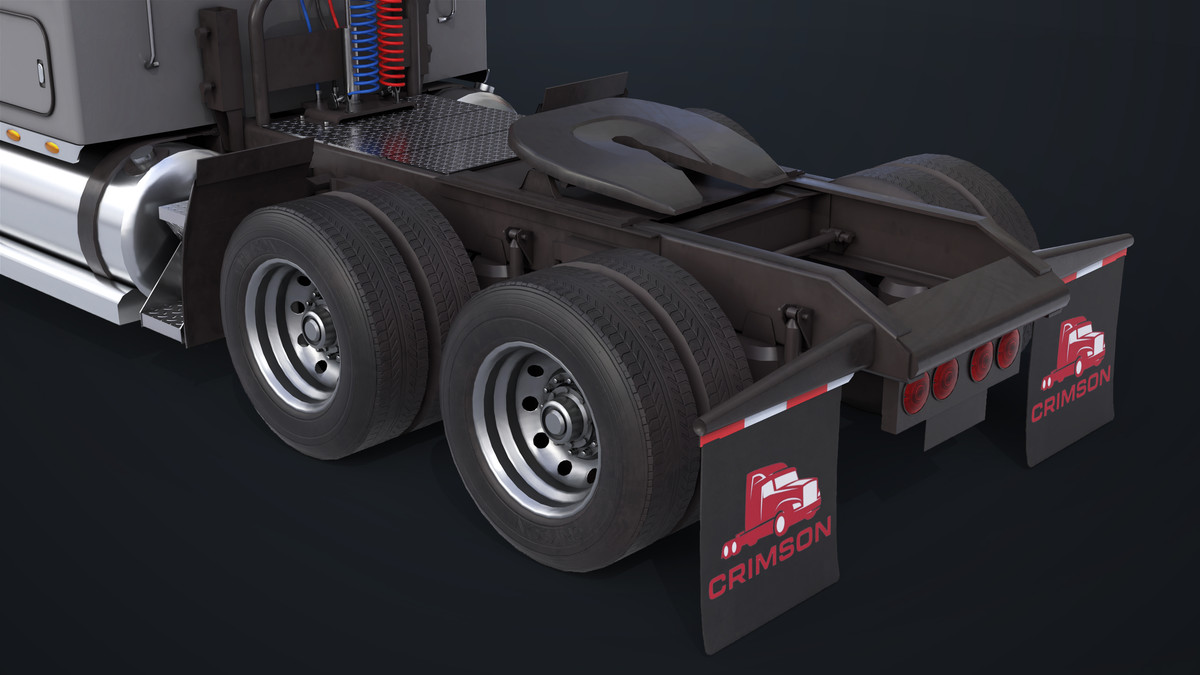 Heavy Truck Chassis 07 Generic Grey URP HDRP Textures