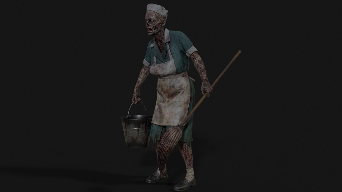 Hospital Janitor — Zombie Hospital Collection