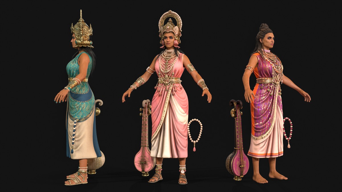 Indian Goddess Saraswati