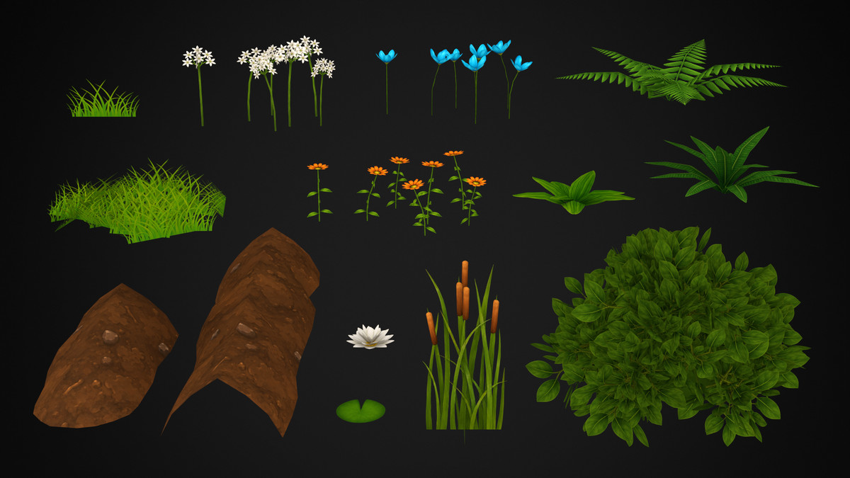 Medieval Rural Environments - Stylized Fantasy RPG Bundle