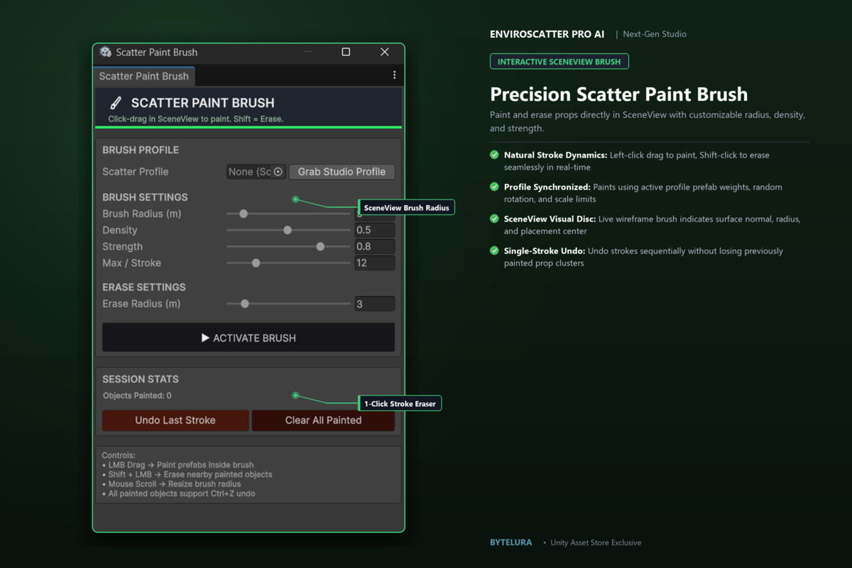EnviroScatter Pro AI — Next-Gen Environment Generation & Smart Scatter Studio