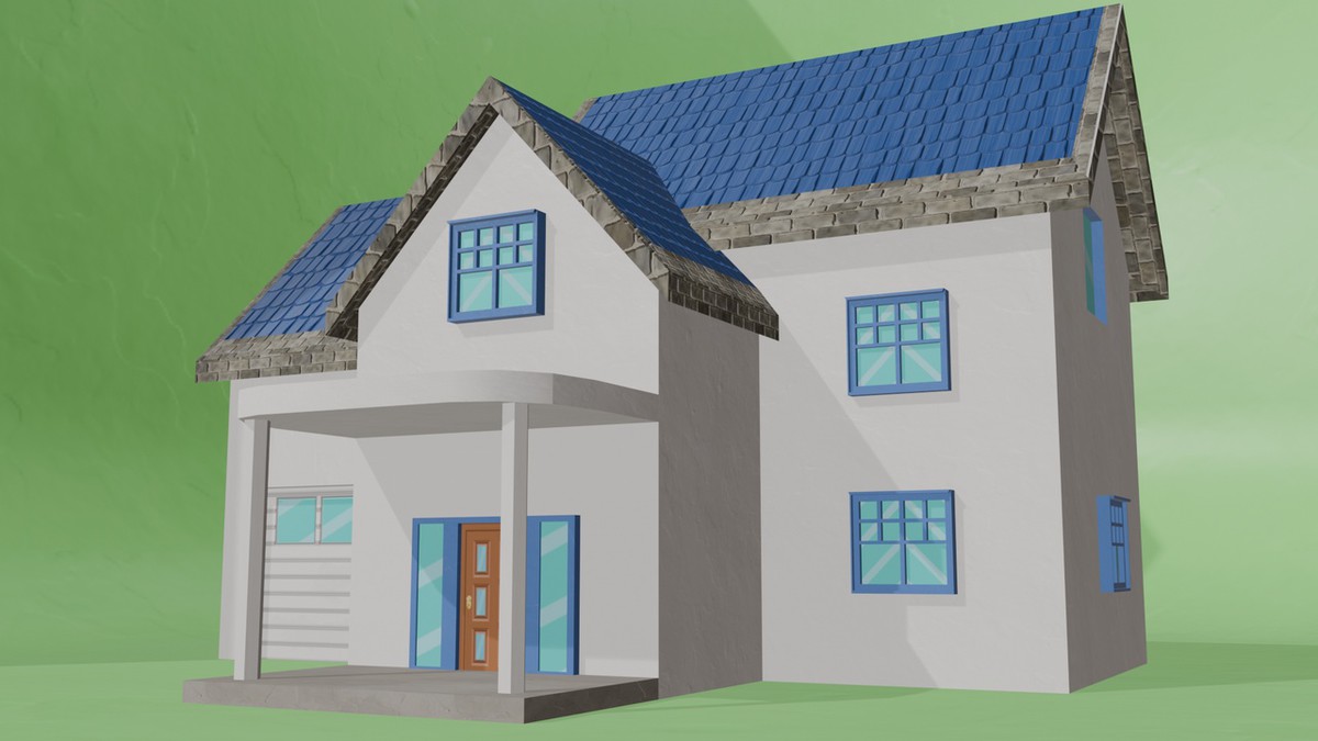 10 Low Poly House Pack Vol 1