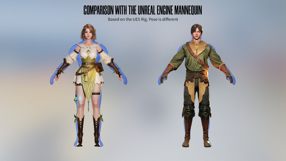 MMORPG Characters - Mega Collection - Warriors, Archers, Mages