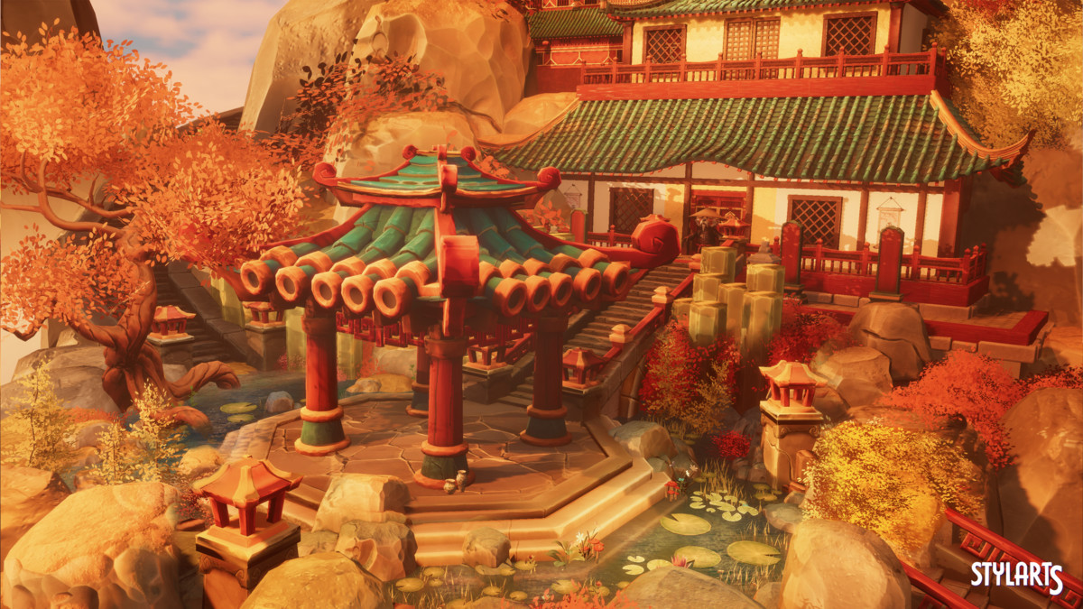 Stylized Chinese Lost Temple