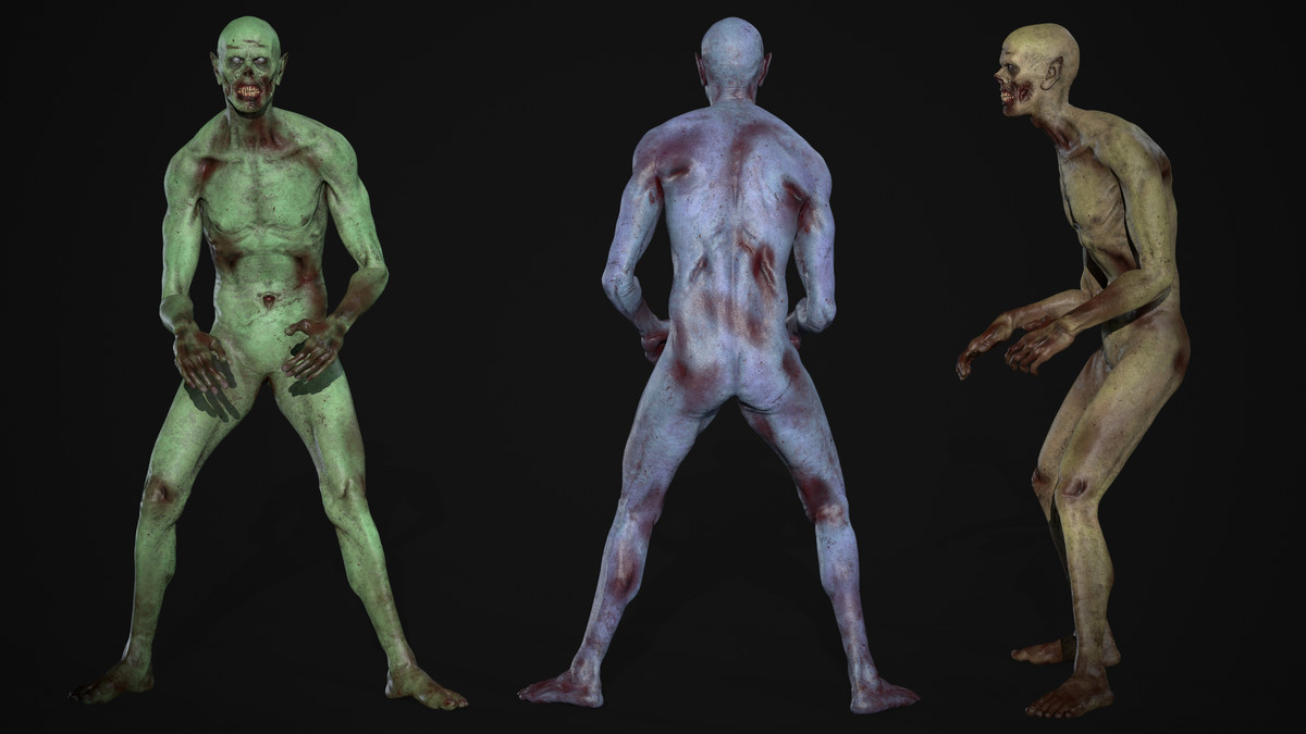 Realistic Zombie Character