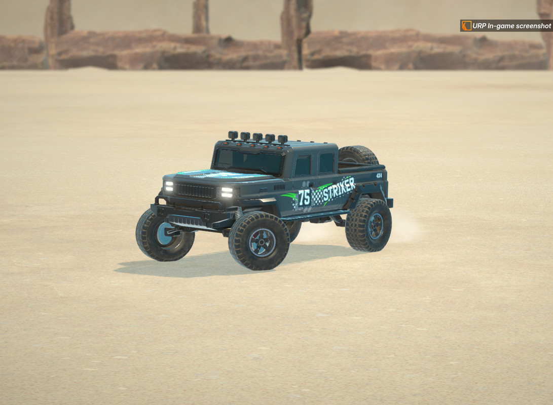 Off-Road Crawler 4x4 Pickup Vehicle Physics
