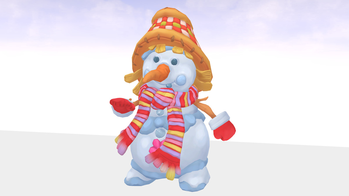 snowman with hat