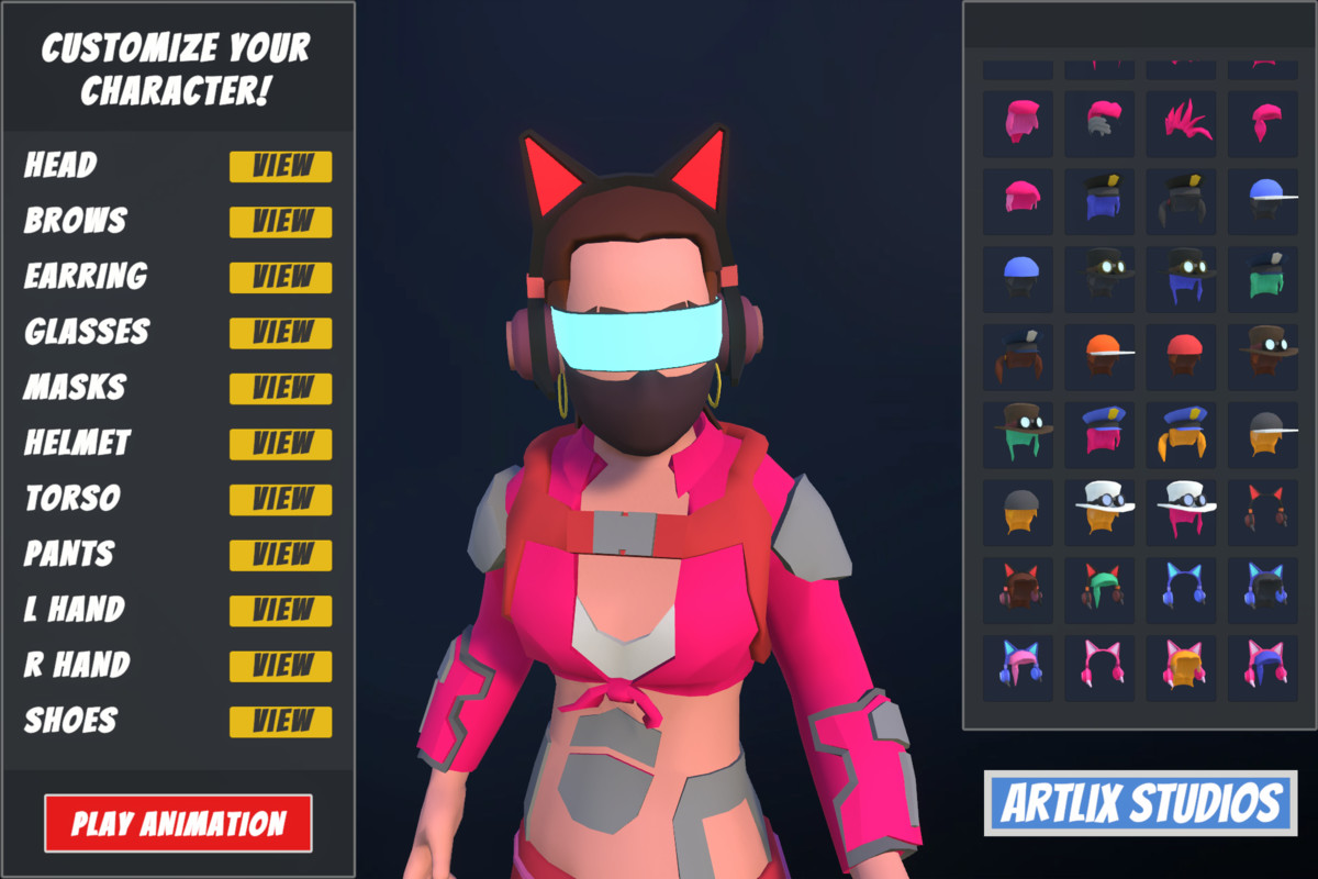 Customizable 3D Characters Ultimate Bundle