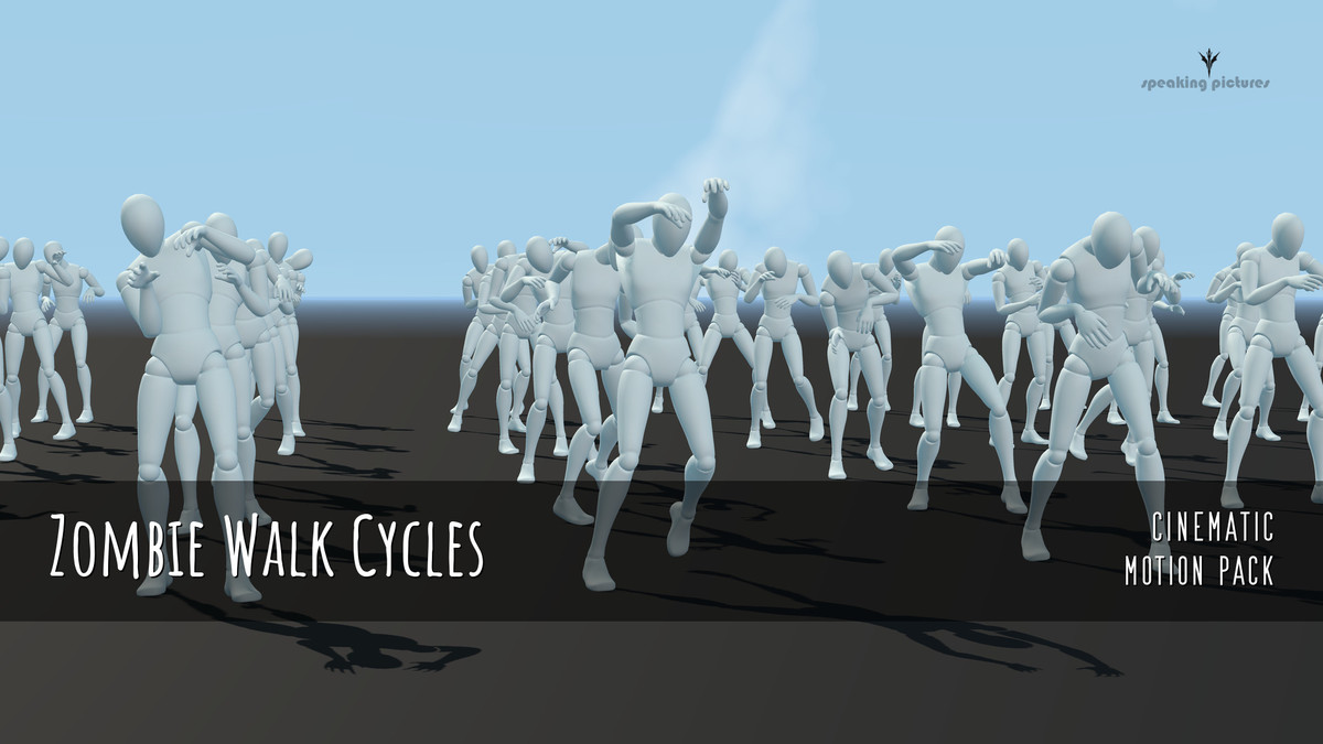 Zombie Walk Cycle (Loops) - Vol 1