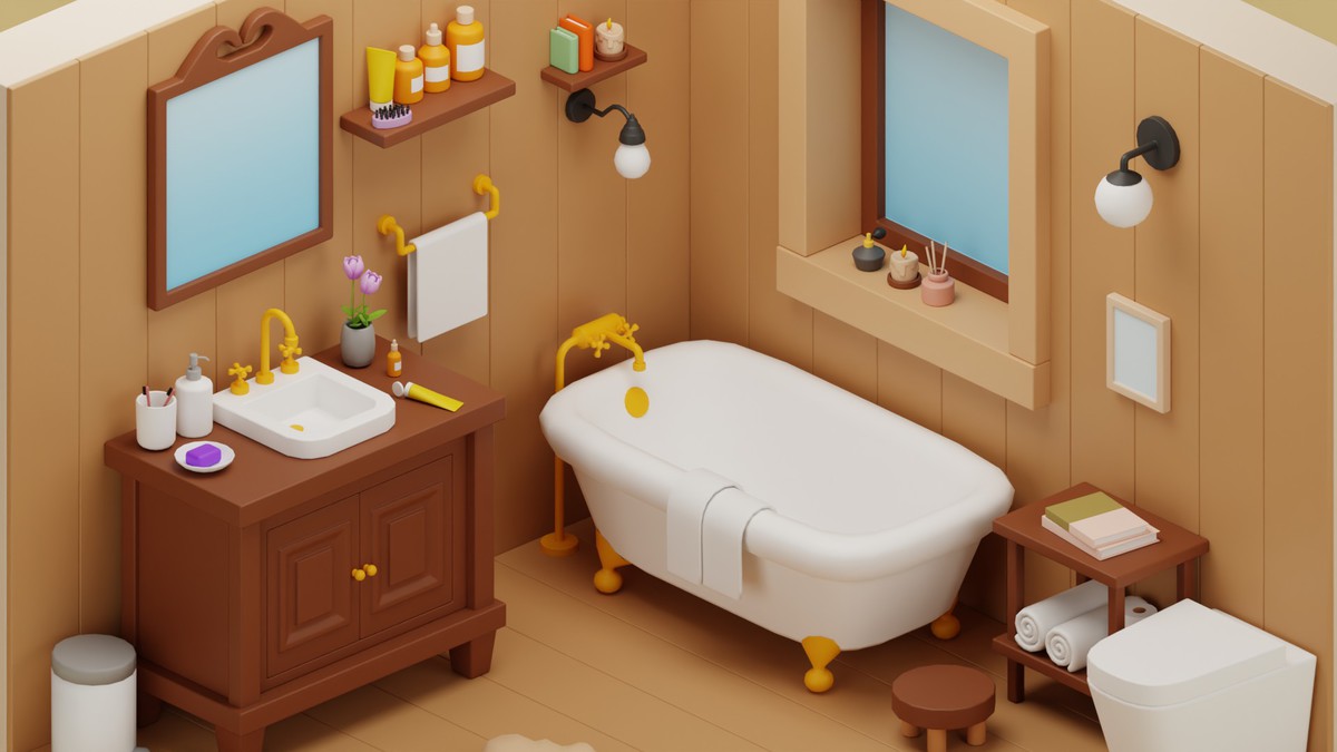 Cozy Room Props Bundle - Interior Props & Modular Parts 2