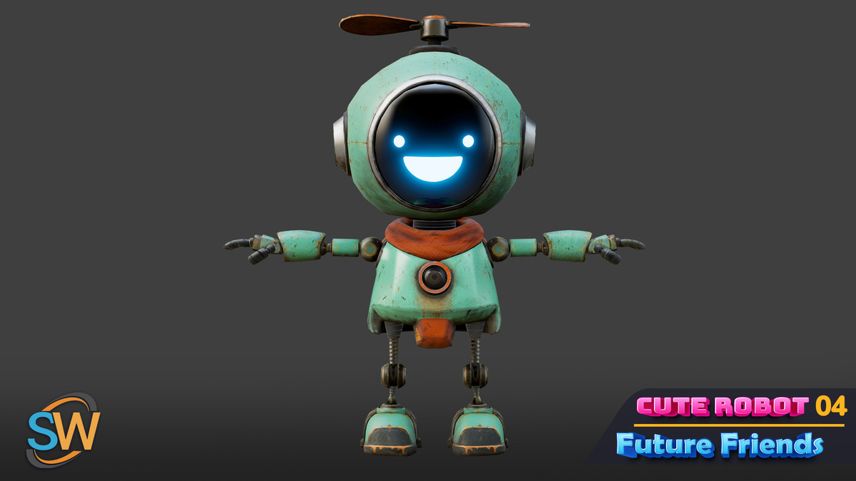 Cute Robot 04 - Future Friends