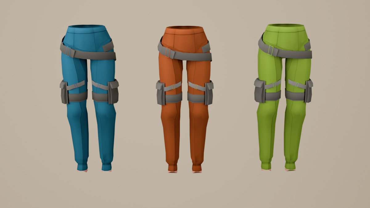 Modular Female Character Creator
