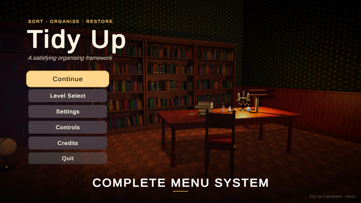 Tidy Up Game Creator – Sorting & Organizing Framework