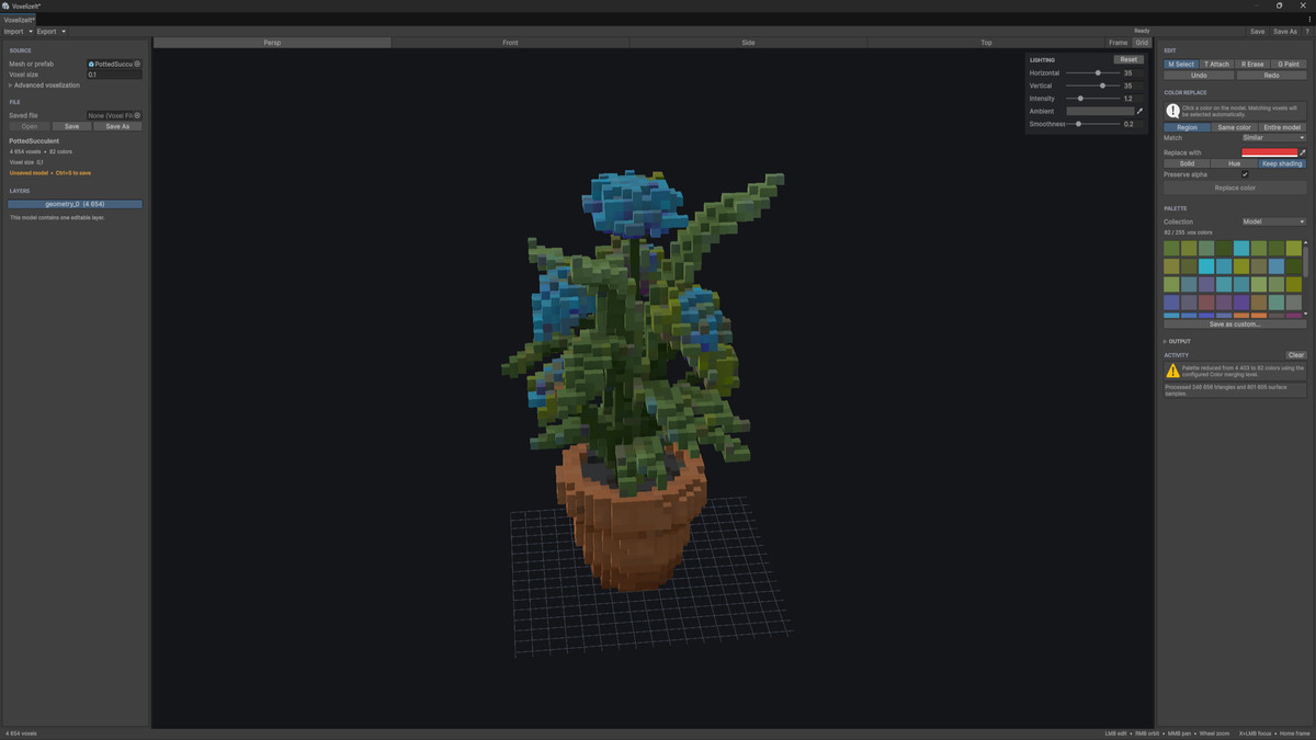 Voxelize It - Mesh Voxelizer & Voxel Editor