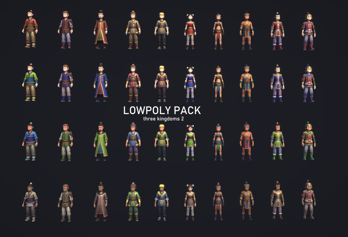 LowpolyPack_Three Kingdoms 2