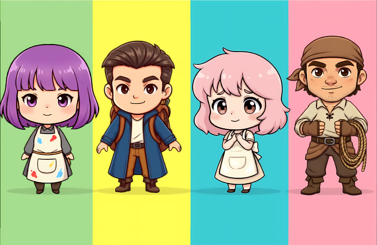 33 Cozy Farming Game NPC Character Pack