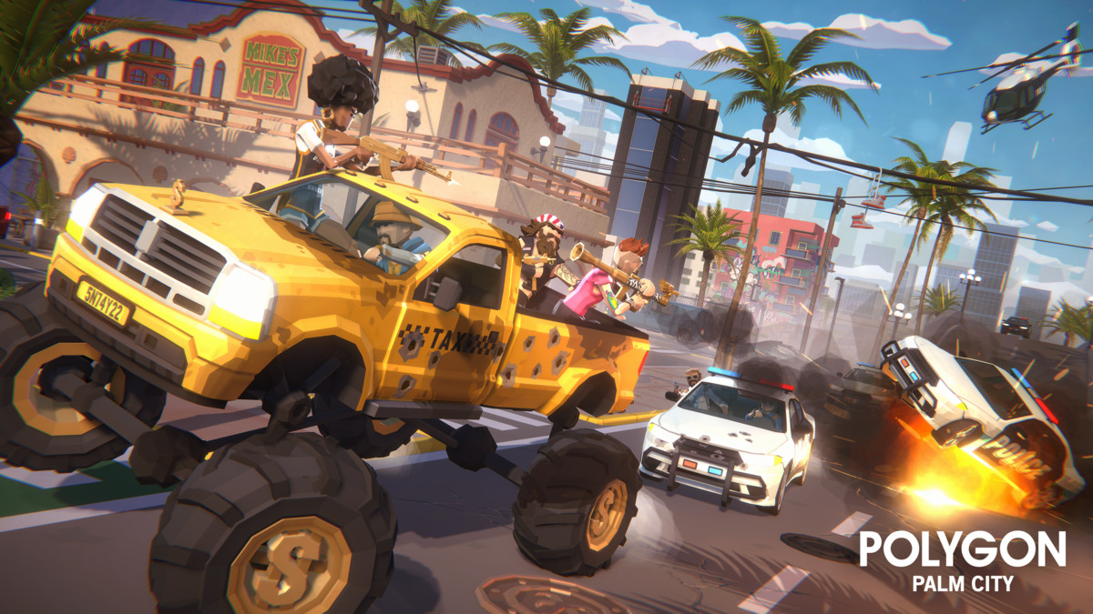 POLYGON - Palm City - Art by Synty