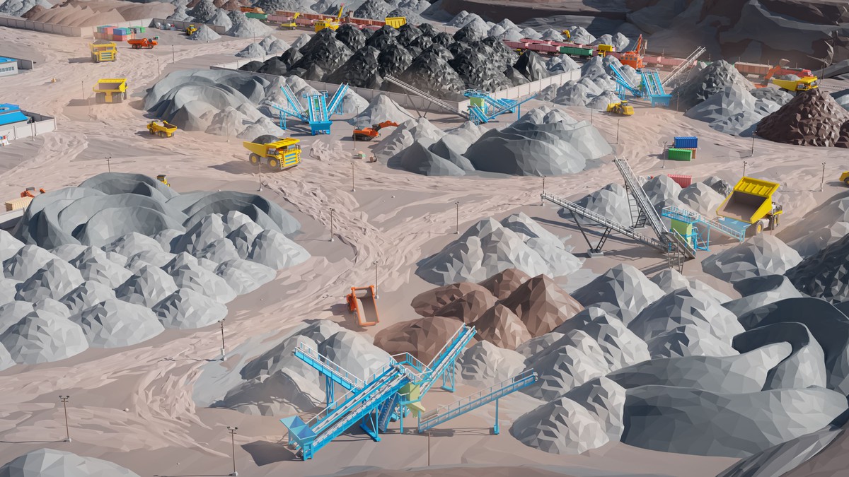 Mining Industry - Low Poly 3D Models Pack