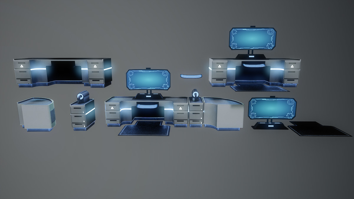 Ultimate Futuristic Props Bundle – Sci-Fi Pack Vol. 4