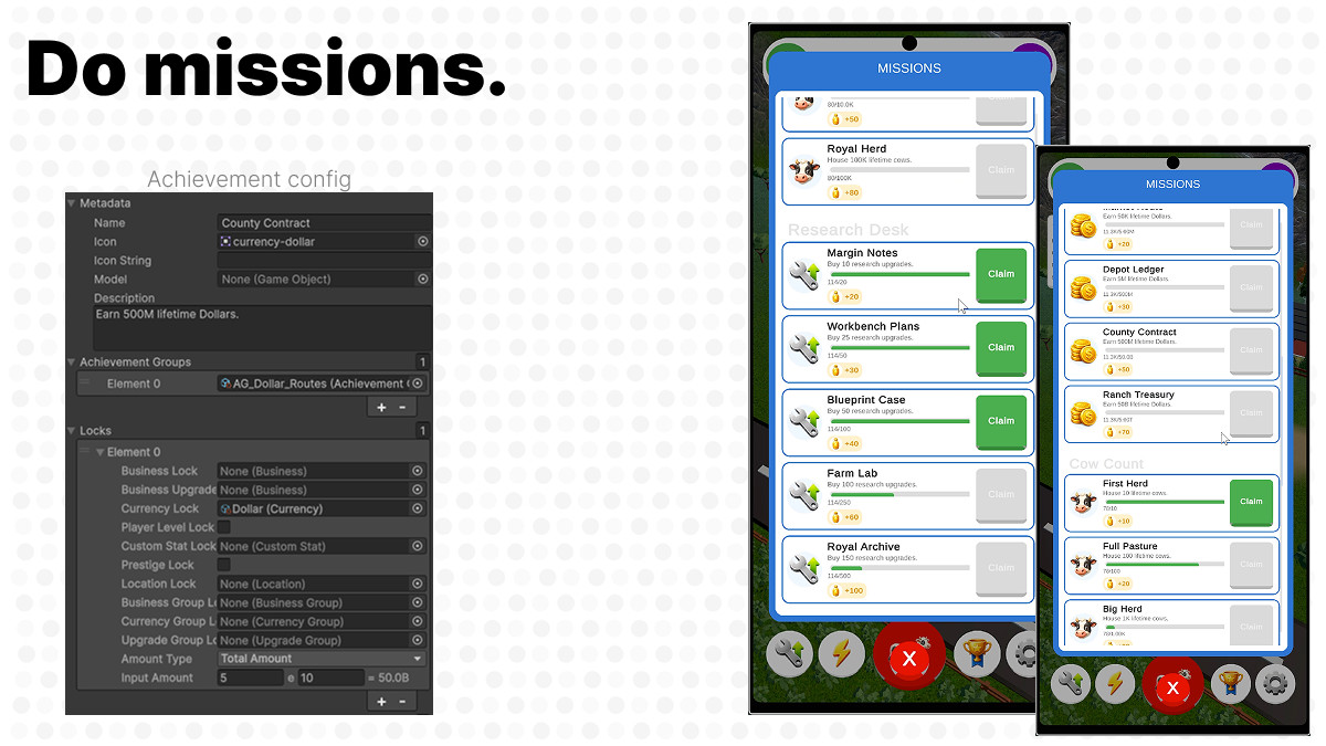 Milk Inc. - Complete Idle Game Template