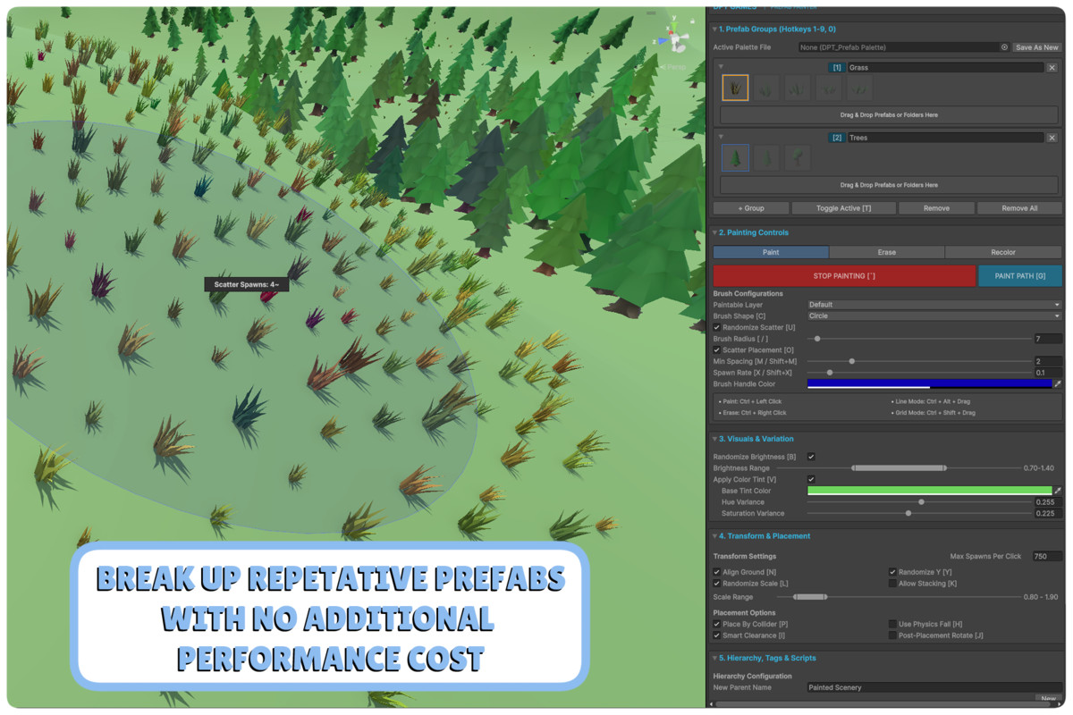 Prefab Painter: Placement & Variation Tool V1.2