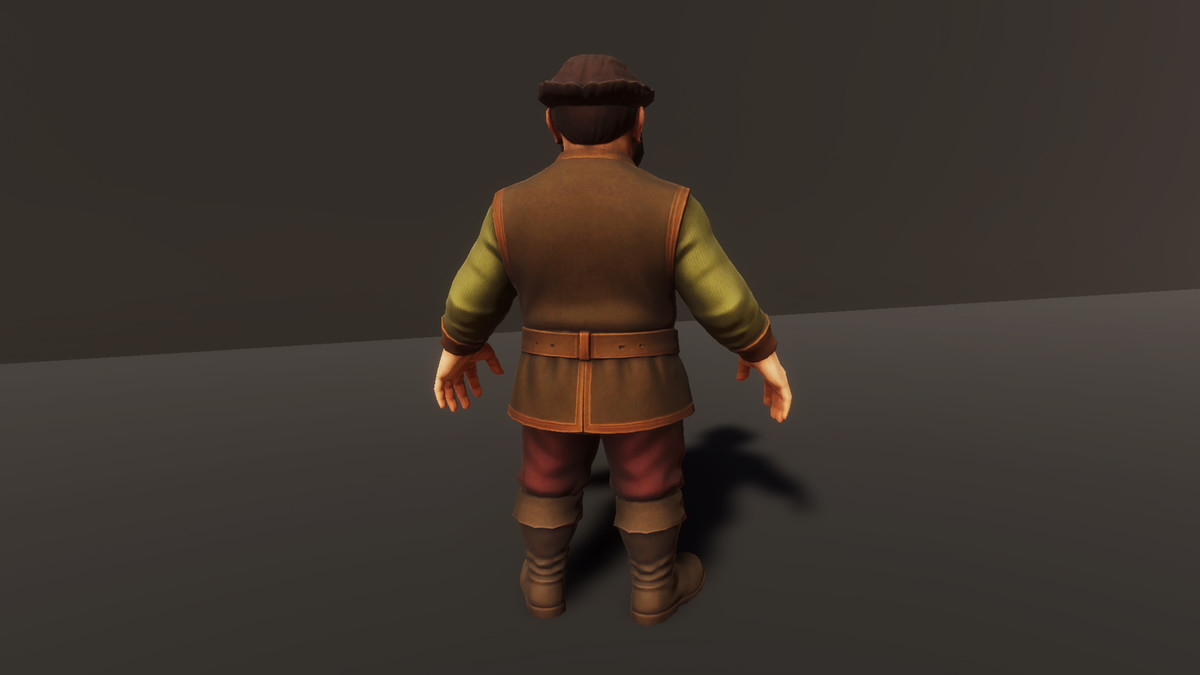 Merchant - Game ready character