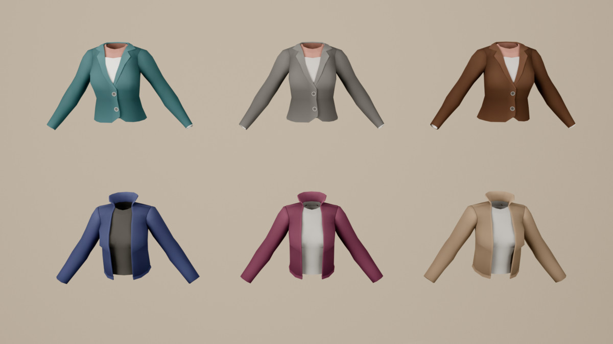 Modular Female Character Creator