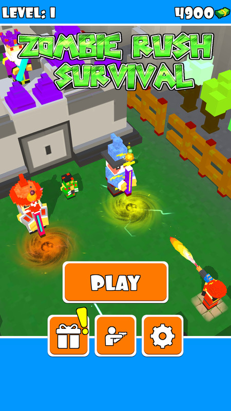 Zombie Rush Survival - Complete Mobile Game Template